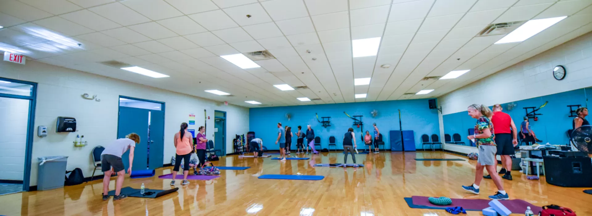 Group exercise at Guilderland